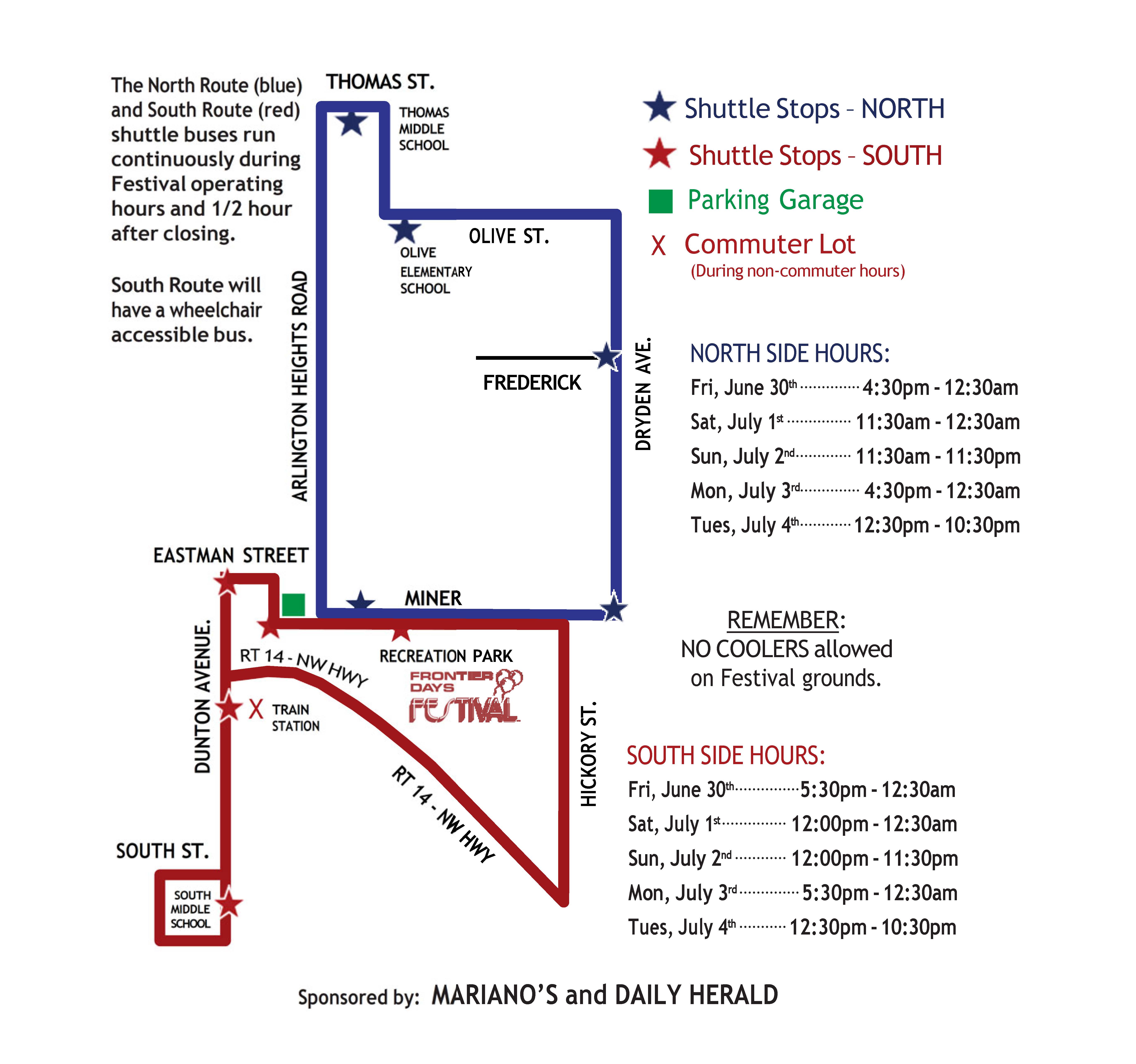 2023 Shuttle Bus Map DMJ 